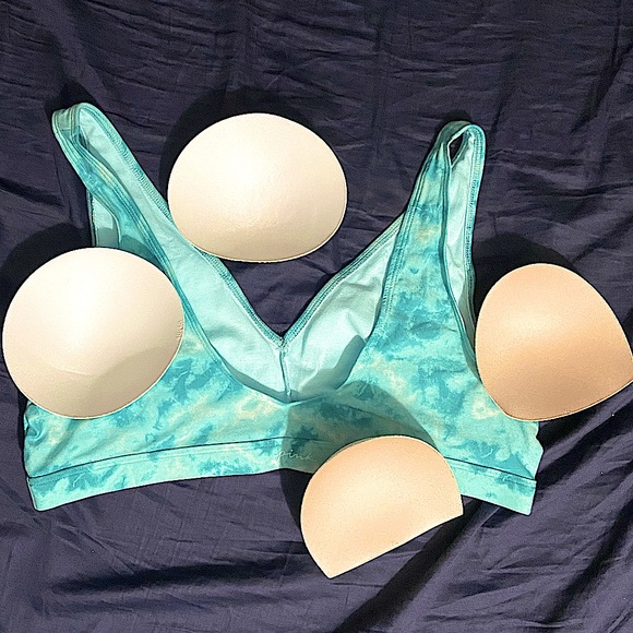 Victorias Secret PINK NWOT Cotton Lounge Bra removable pads - Picture 3 of 4